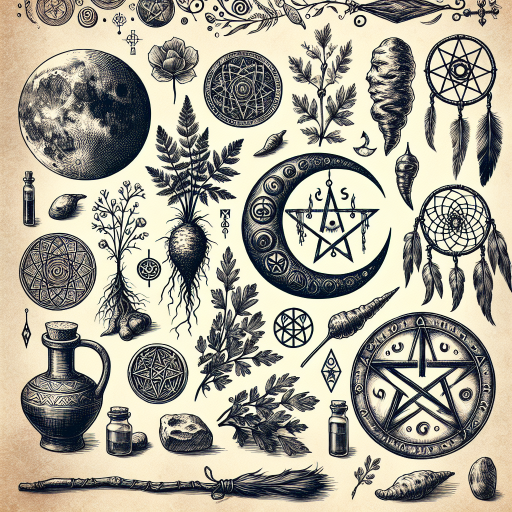 witchcraft drawings