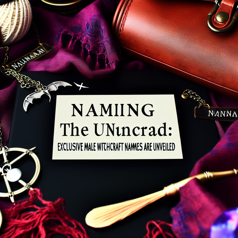 male witchcraft names