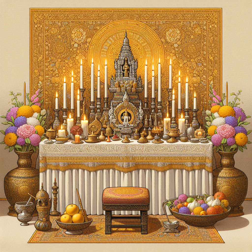 altar setup