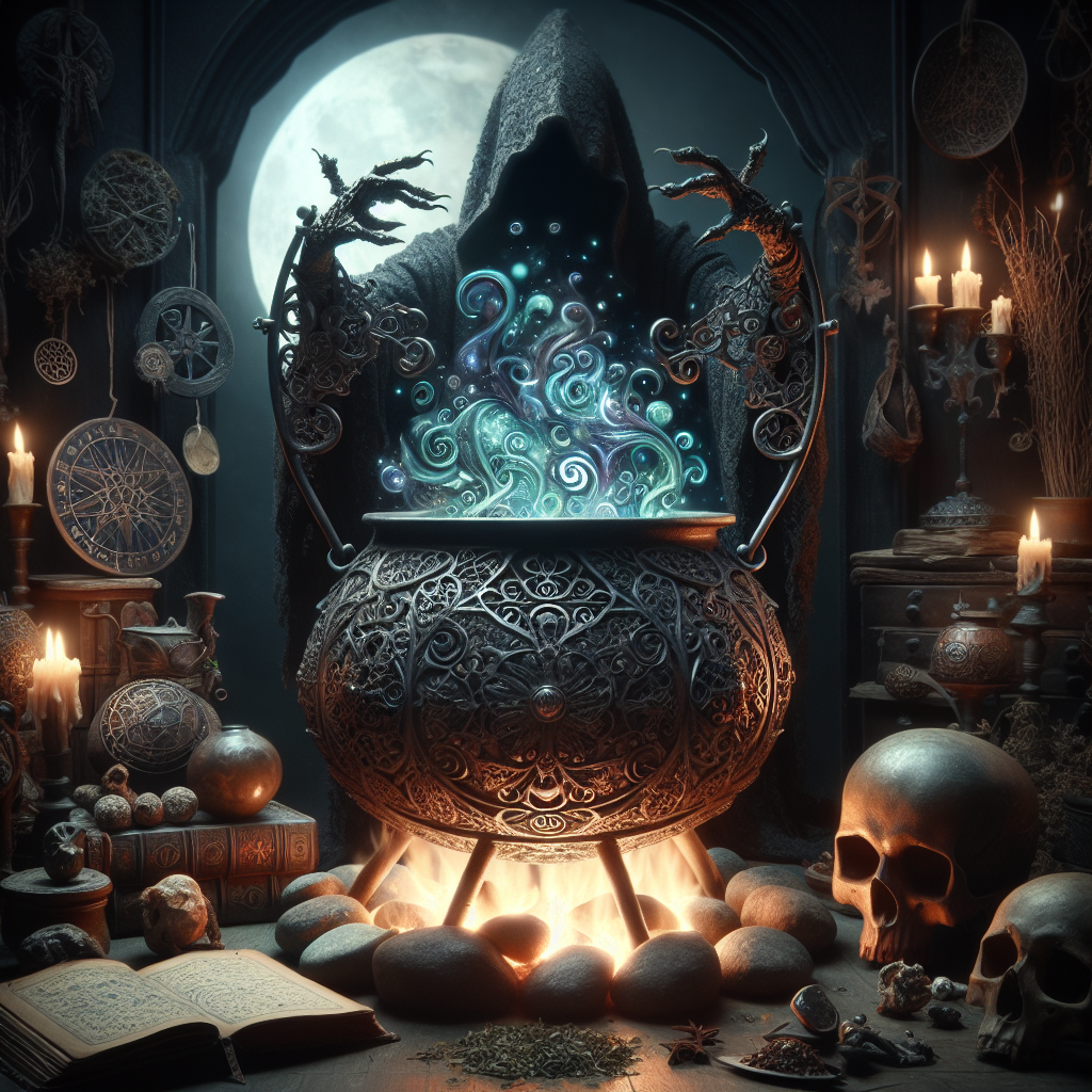 cauldron for witchcraft