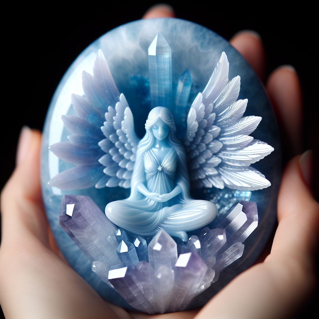 Angelite Crystal Guide