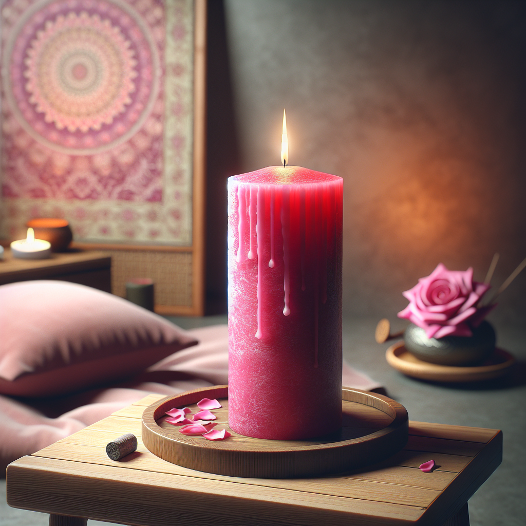 pink candle meditation