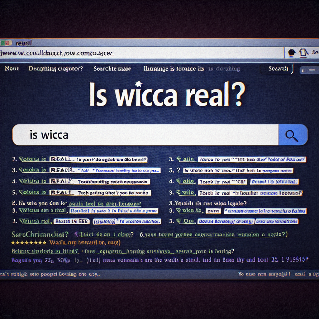 is wicca real yahoo