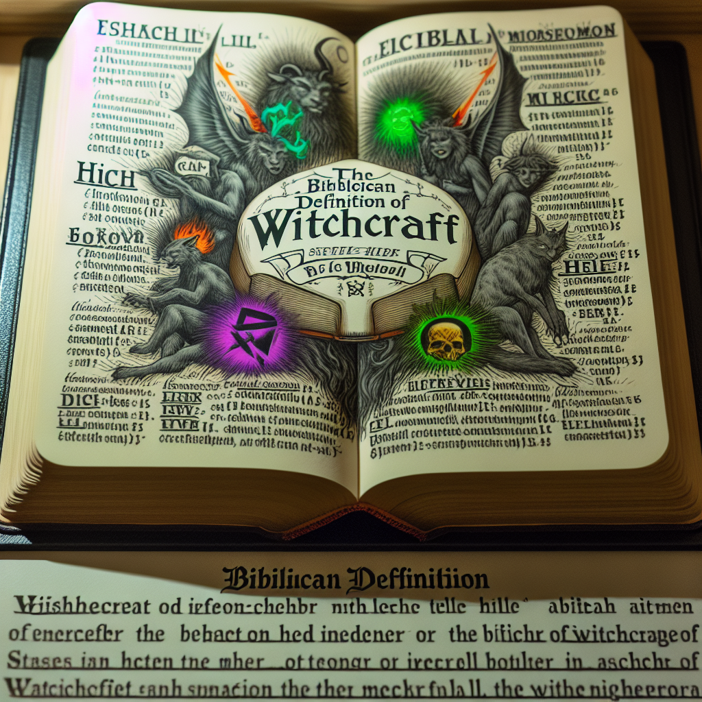 how is witchcraft defined in the bible