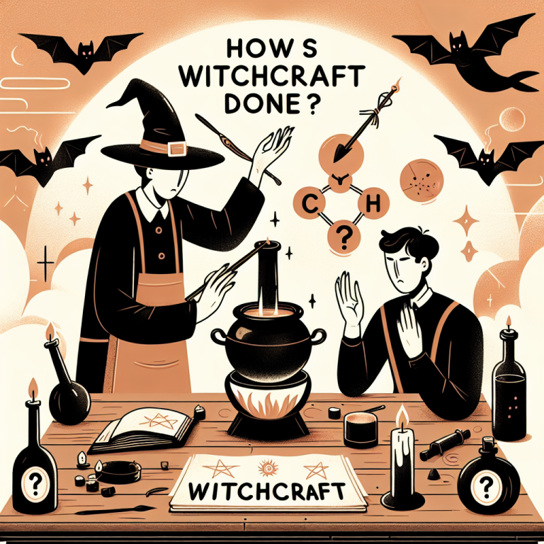 how is witchcraft done