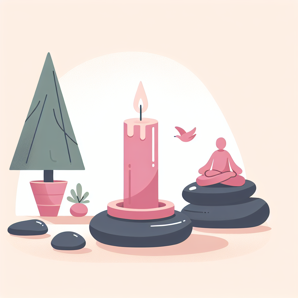 pink candle meditation