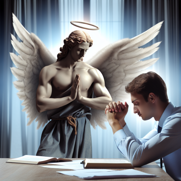 prayer guardian angel find job