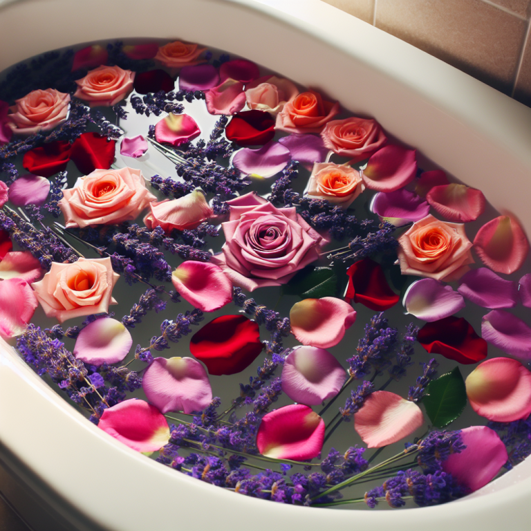 rose lavender bath find new love
