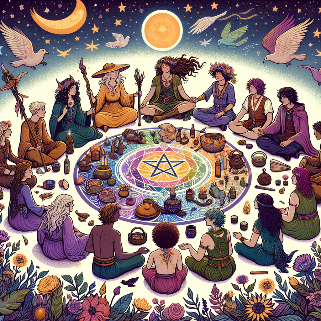 the diversity and community of wiccans