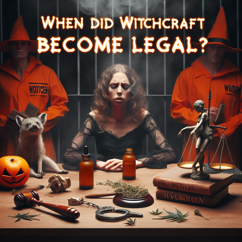 when did witchcraft become legal