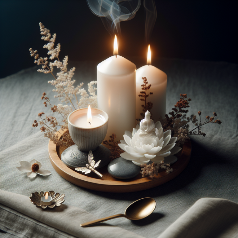 white candle meditation