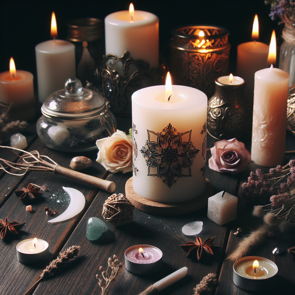 white candle spells