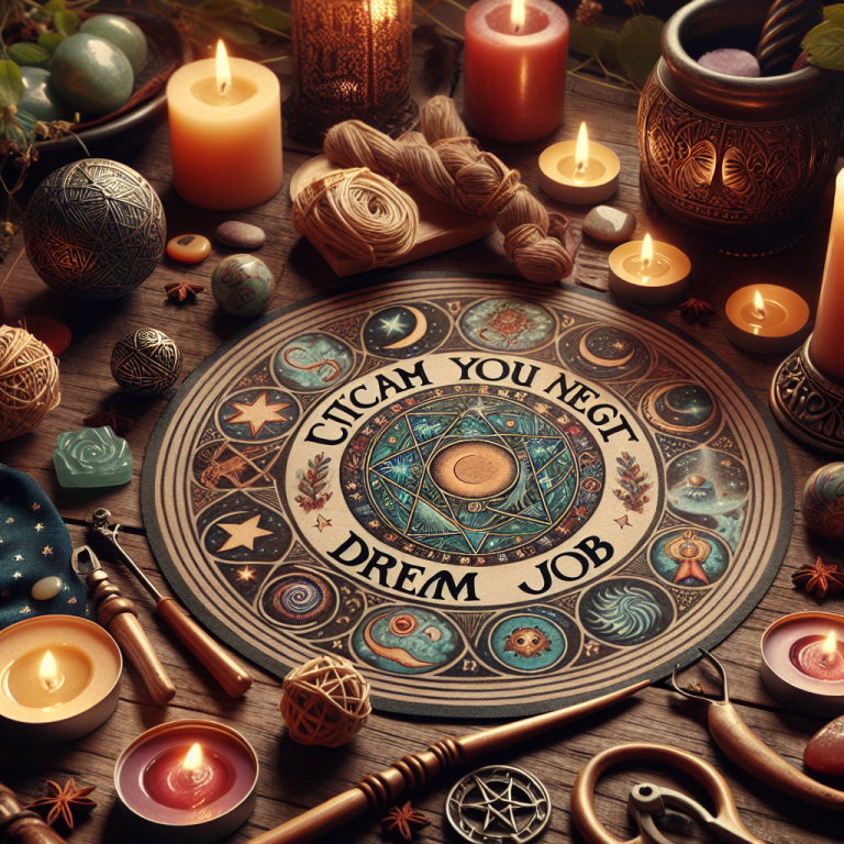 wiccan chant spell dream job