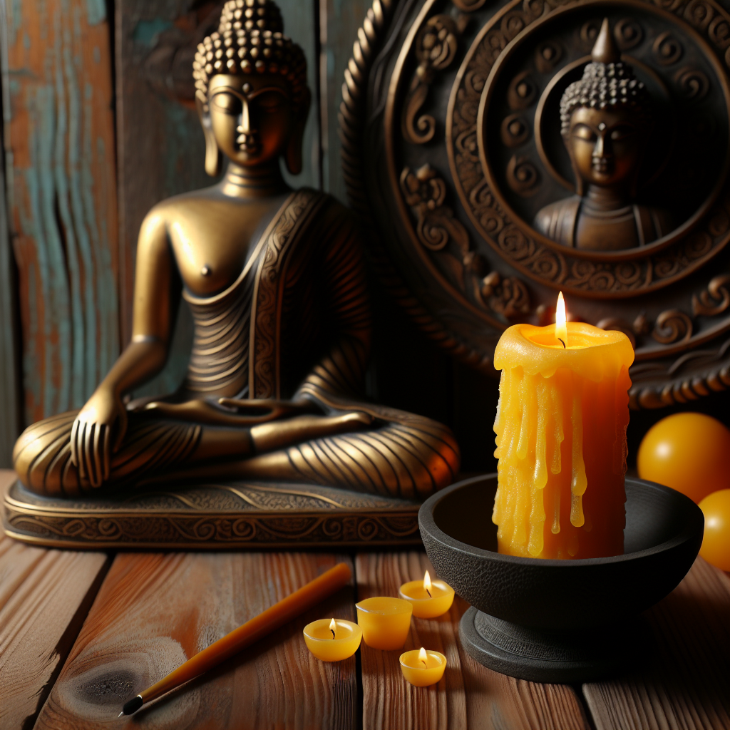 yellow candle meditation