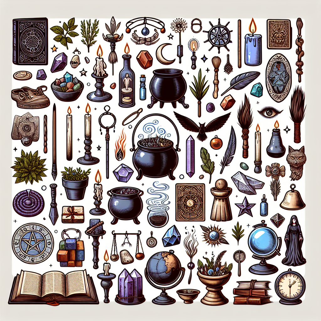 witch’s altar tools