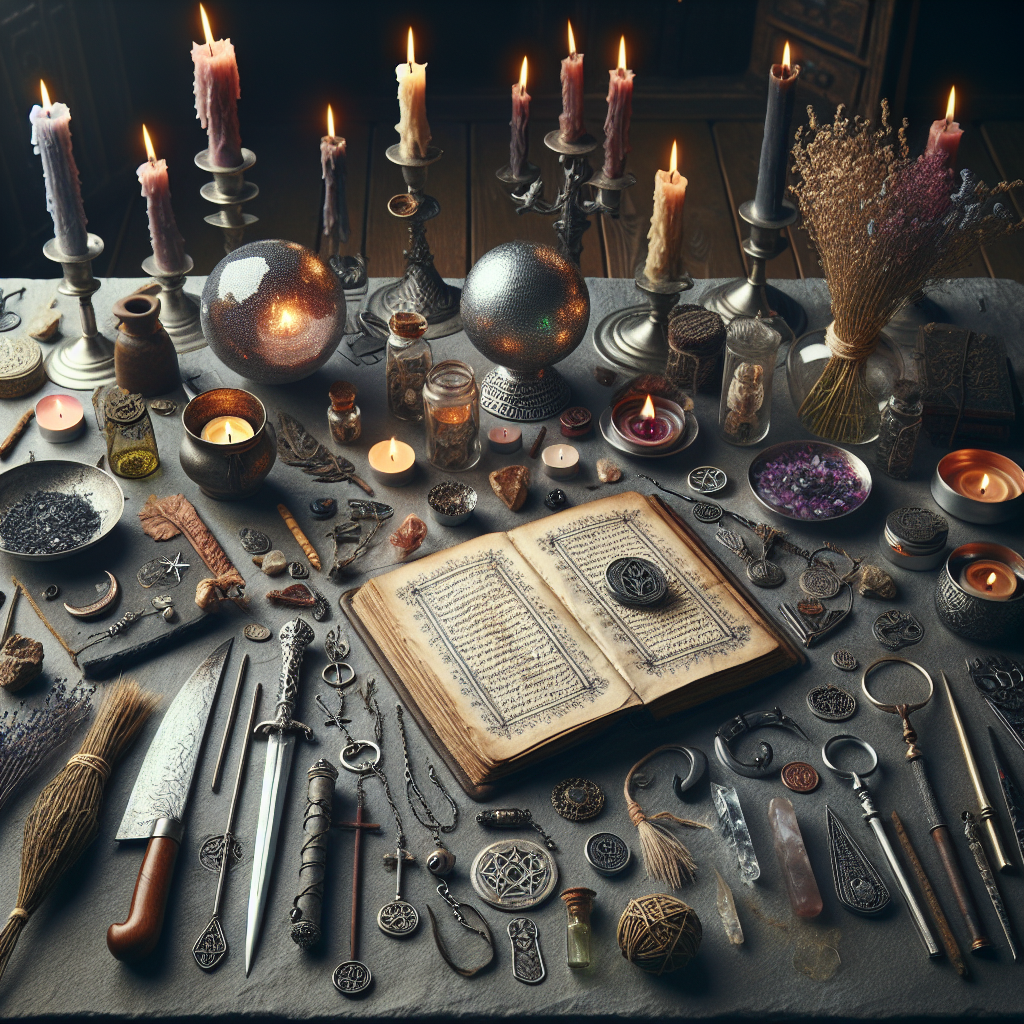 witch’s altar tools