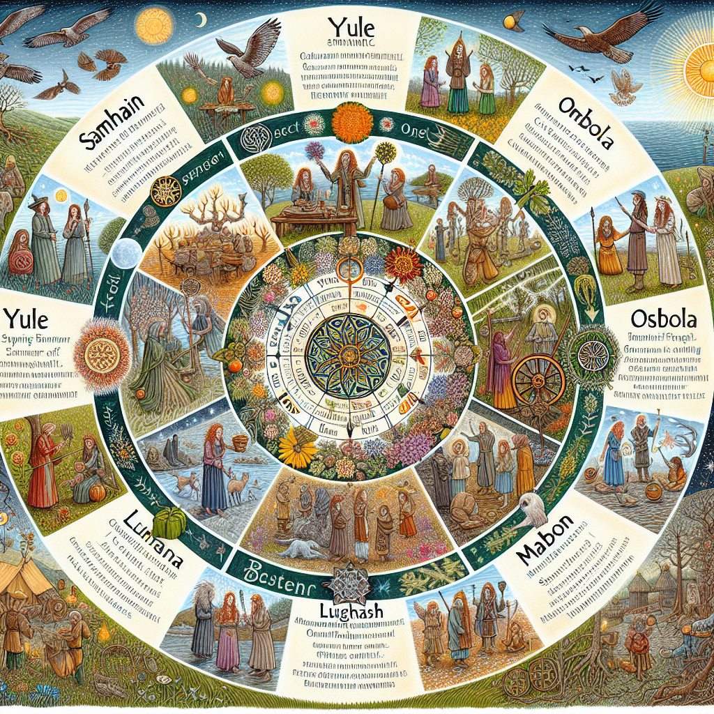 Wheel of the Year, Pagan celebrations, seasonal rituals, Pagan festivals, nature rituals