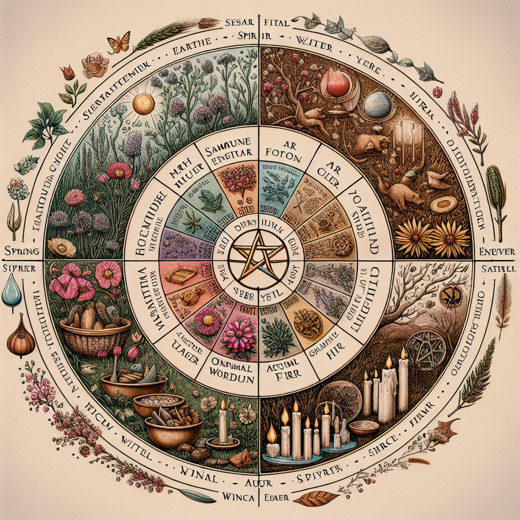 Wheel of the Year, Wiccan rituals, seasonal rituals, Wiccan celebrations, Wiccan festivals