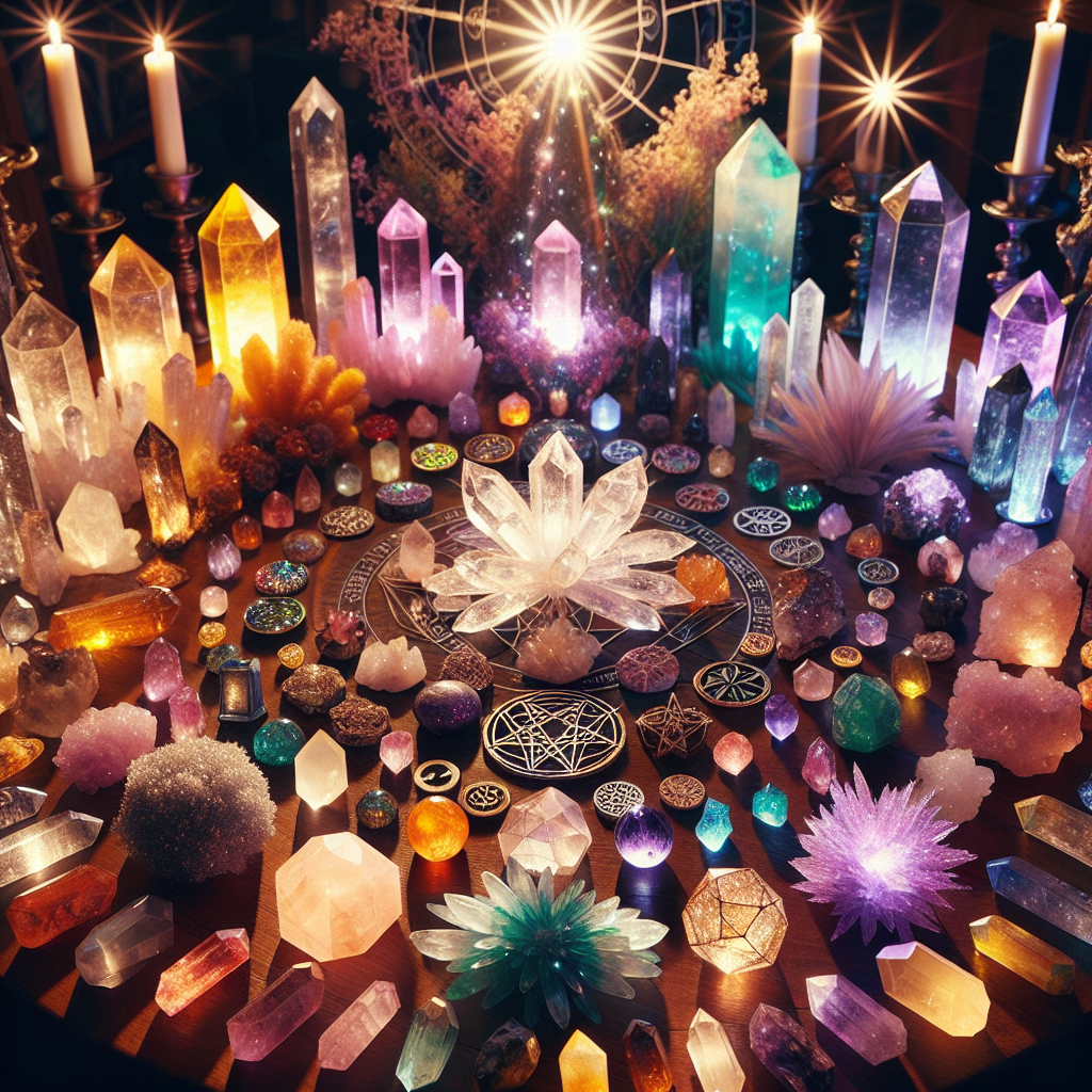 Wiccan crystals, magical crystals, crystal magic, Wiccan practice, crystal energy