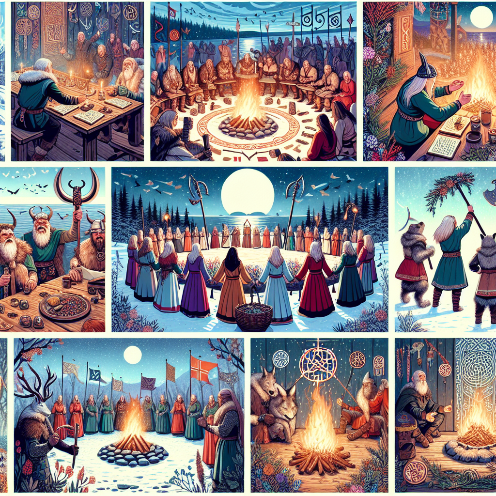 Norse festivals, Pagan celebrations, seasonal rituals, spiritual practices, Norse traditions