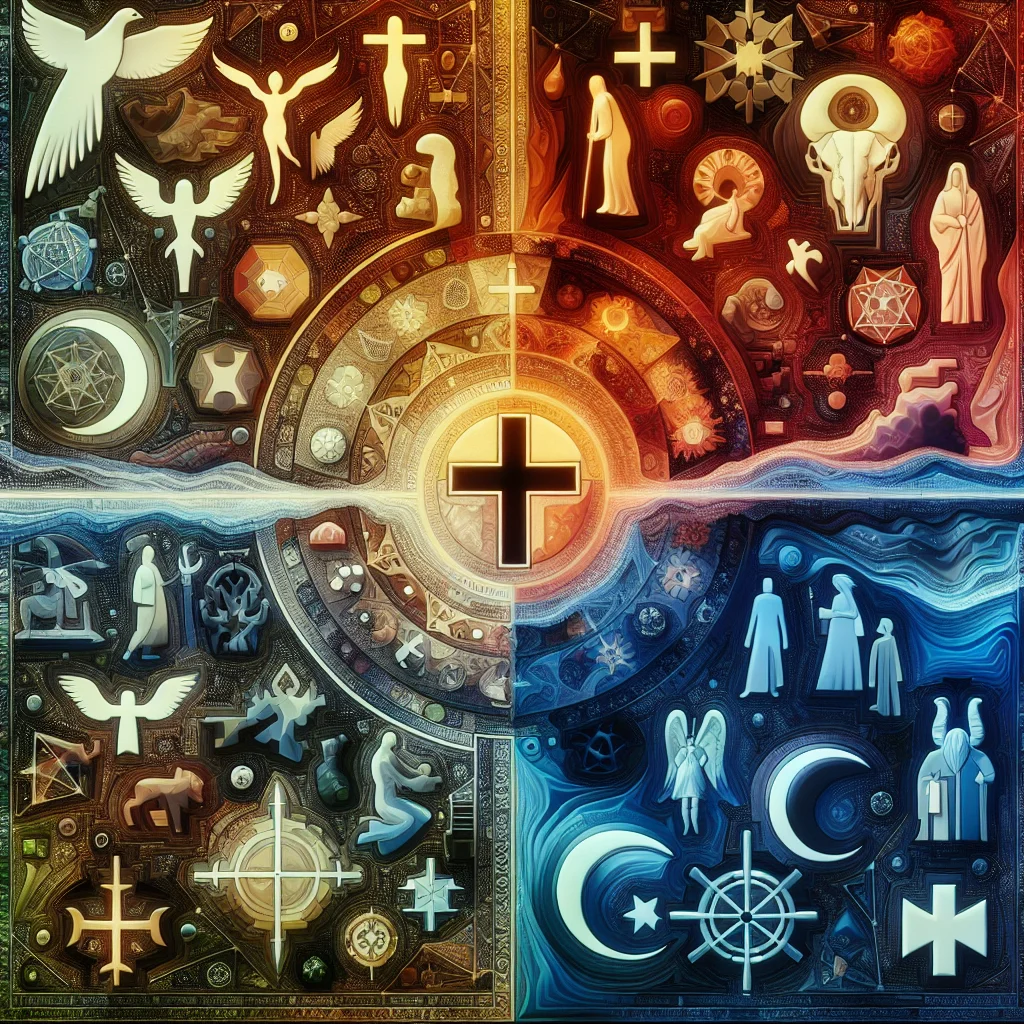 Paganism vs Christianity, religious differences, Pagan beliefs, Christian beliefs, spiritual contrasts