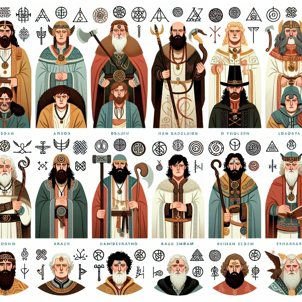 Norse figures, Heathen history, spiritual leaders, influential Pagans, divine contributions