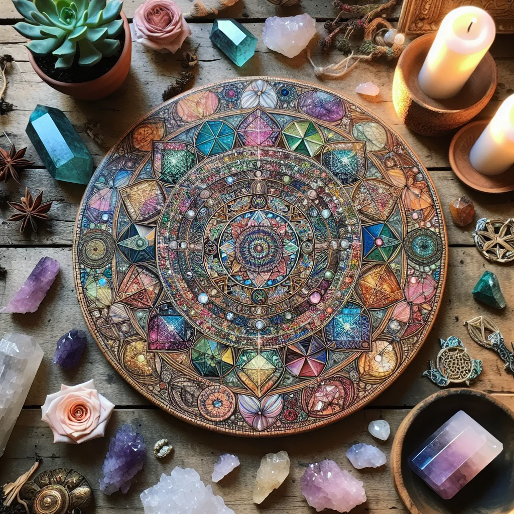 abundance crystal grids