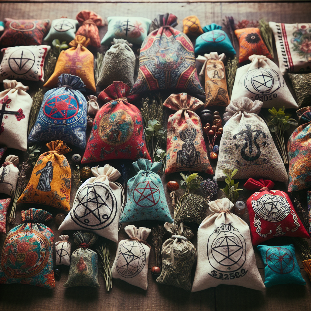 mojo bags, Hoodoo magic, spiritual practices, folk magic, Hoodoo rituals