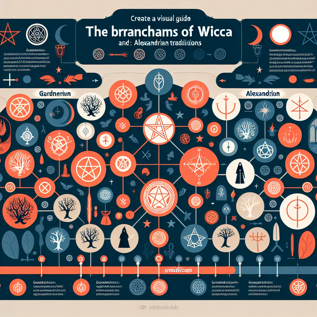 Gardnerian Wicca, Alexandrian Wicca, Wiccan branches, Wiccan traditions, Wiccan differences