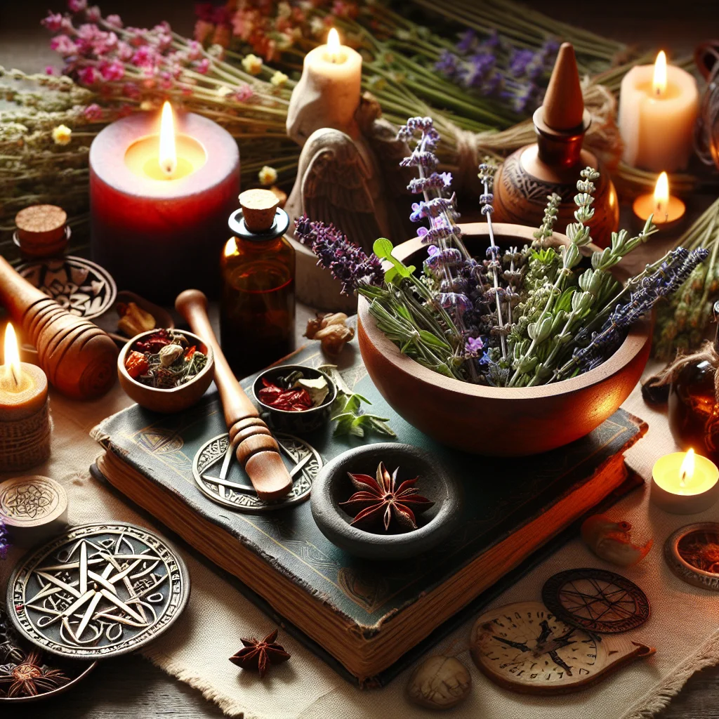 magical herbs, traditional witchcraft, herbal magic, spiritual practices, folk magic