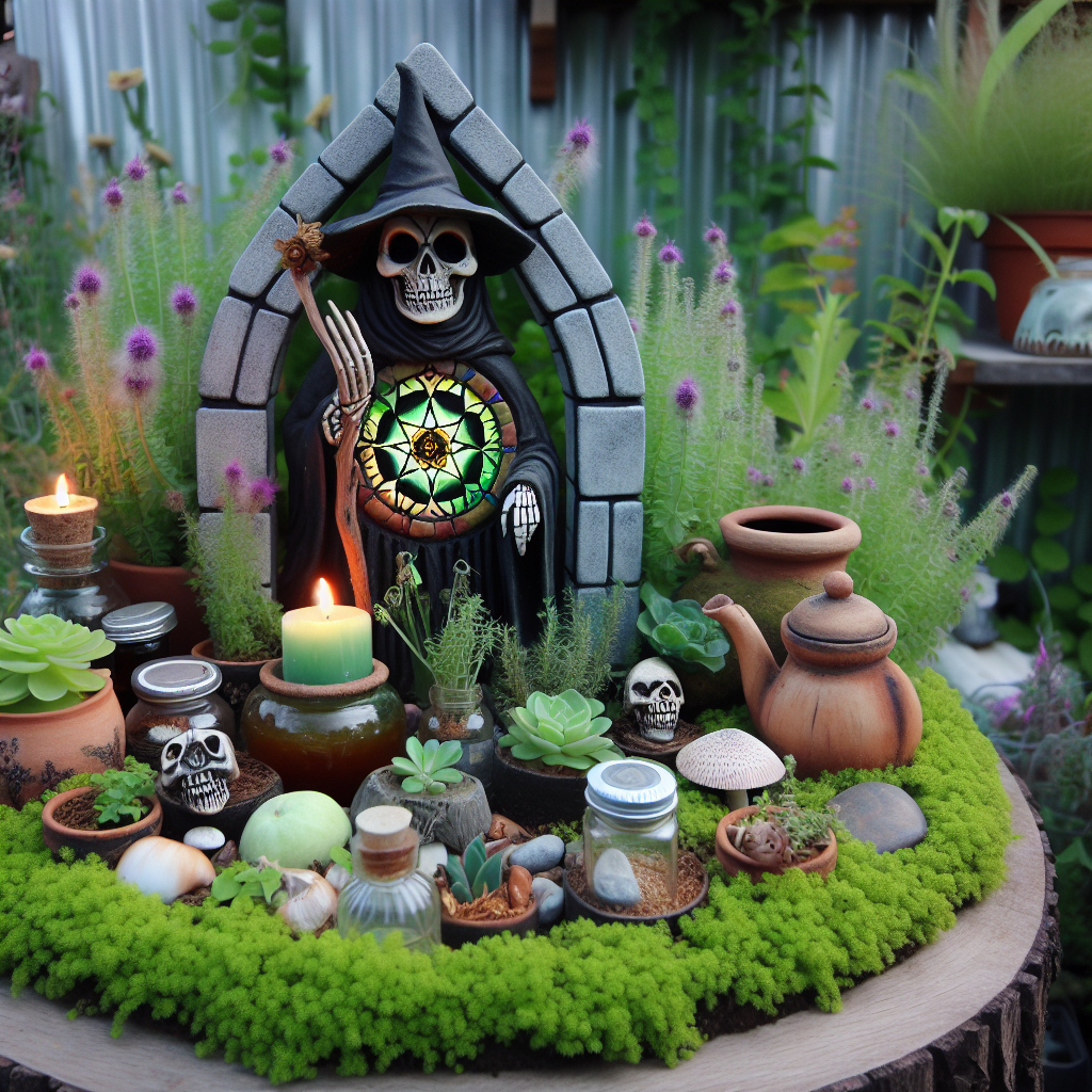 witch’s herb garden