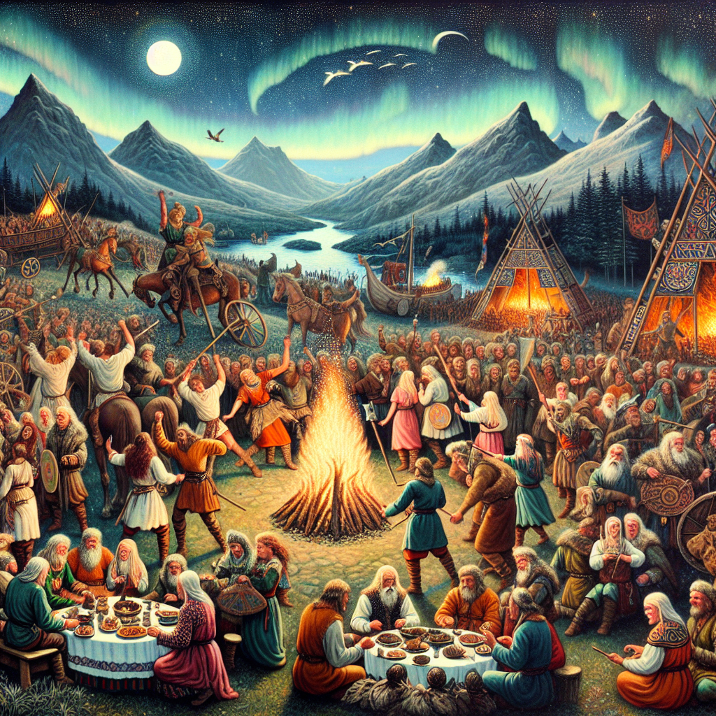 Norse festivals, pagan celebrations, spiritual holidays, cultural events, Norse traditions