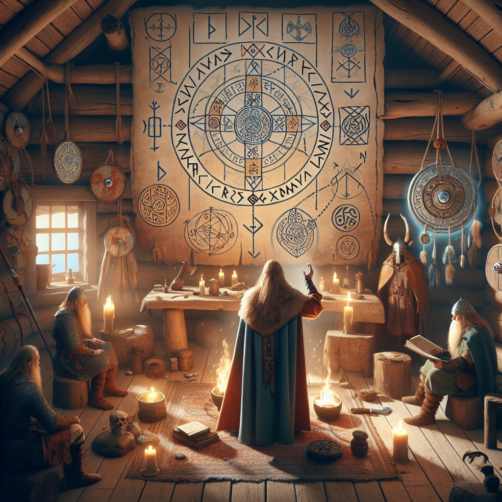 Norse protection spells, magical defense, spiritual rituals, Viking practices, protective magic