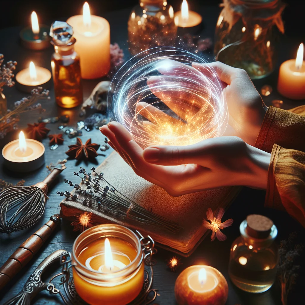 Banishing spells, spiritual protection, magical barriers, energy cleansing, witchcraft rituals