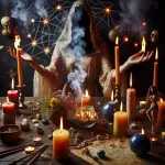 Candle spells, fire magick, ritual practices, spiritual candles, spellcasting