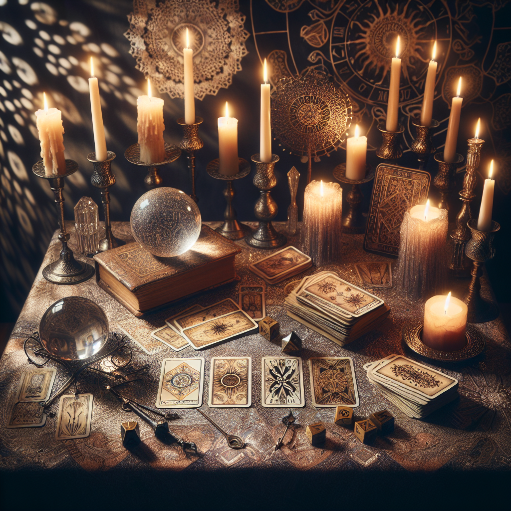 Tarot magick, card rituals, divination practices, spiritual tools, magical readings
