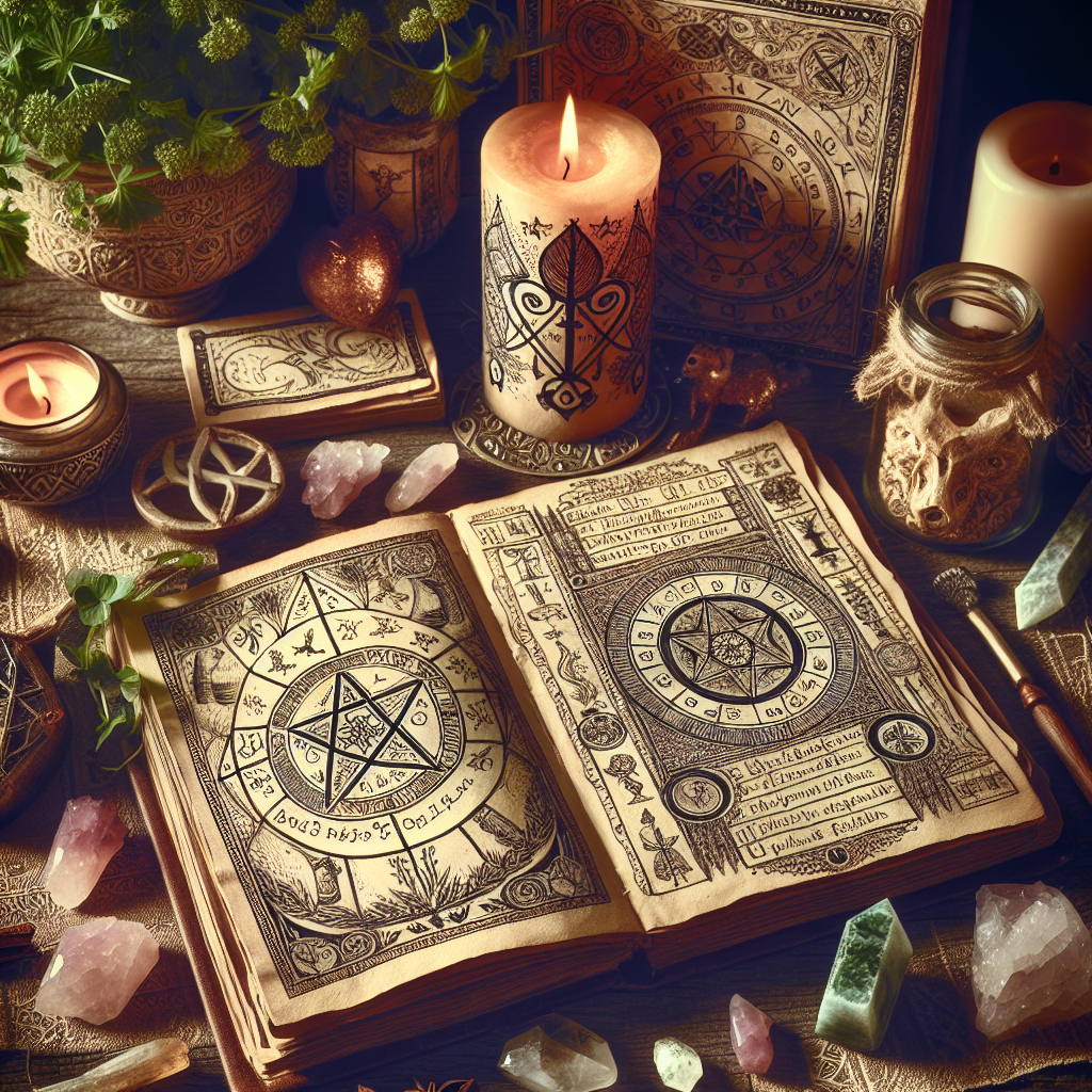 Wiccan spells, spellbook ideas, magical practices, popular rituals, Wicca magick