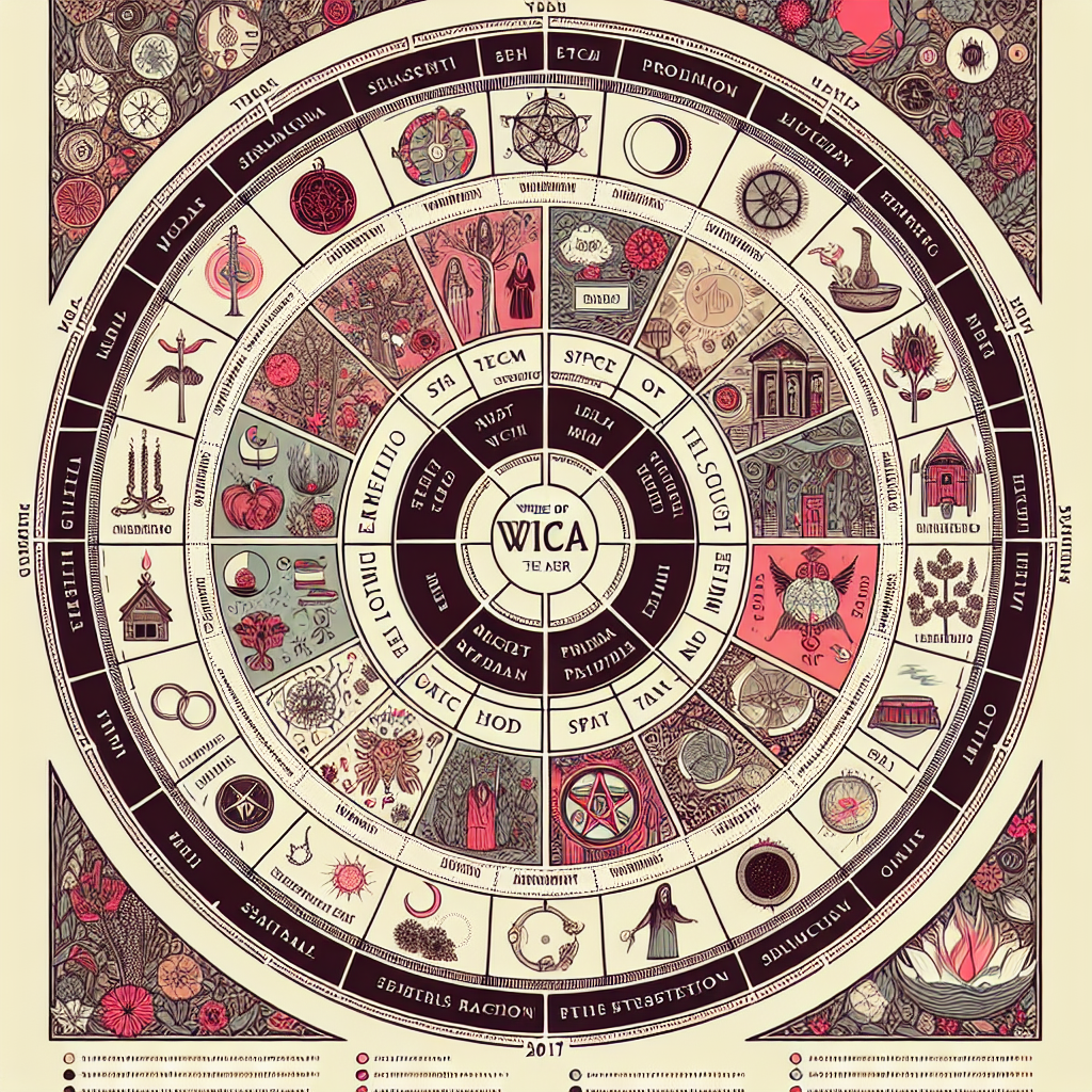 Wheel of the year, seasonal rituals, Wiccan cycles, nature connection, yearly magick