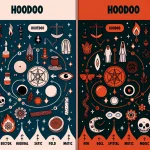 Hoodoo vs other traditions, folk magic, spiritual practices, magical contrasts, Hoodoo differences