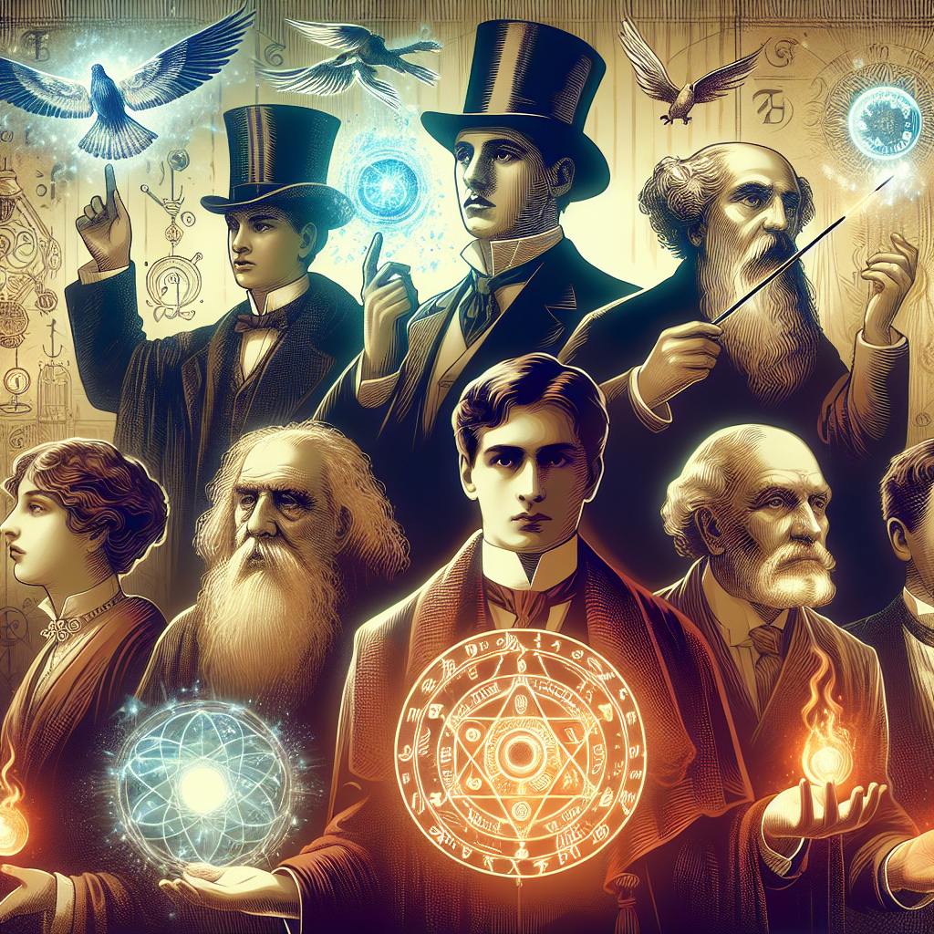 Influential magicians, world changers, spiritual pioneers, magickal history, notable figures