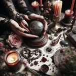 Love spells, attraction magic, romantic rituals, relationship witchcraft, spiritual magic