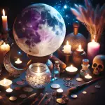 Moon phase spells, lunar magic, spiritual cycles, witchcraft rituals, moon rituals