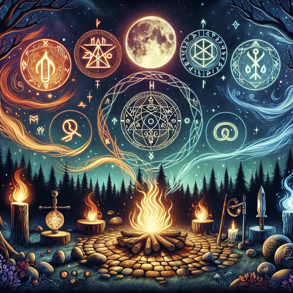 Elemental rituals, Norse paganism, spiritual practices, magical elements, Viking magic