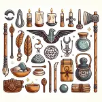 Norse ritual tools, magical instruments, pagan supplies, Norse magick tools, spiritual kit