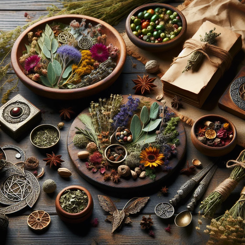 Pagan herbs, sacred plants, magical uses, herbal magic, spiritual botany