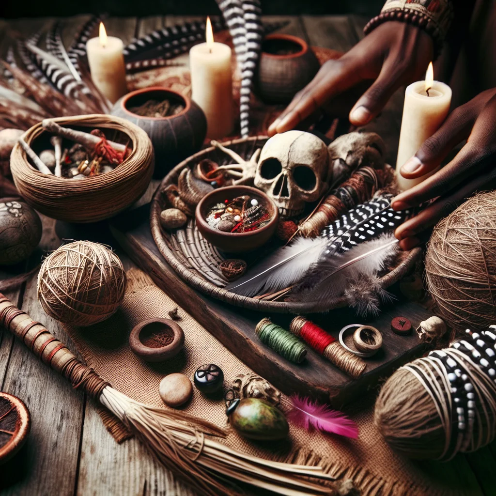 Voodoo rituals, spiritual practices, African spirituality, magical elements, Voodoo ceremonies