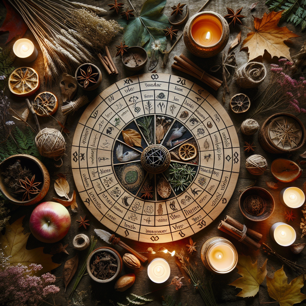 Wheel of the year, seasonal rituals, Wiccan cycles, nature connection, yearly magick