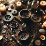 Wiccan and pagan spells, magical practices, ritual work, spellcasting, spiritual rituals