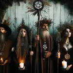 Witchcraft figures, pagan leaders, spiritual influencers, historical witches, modern pagans