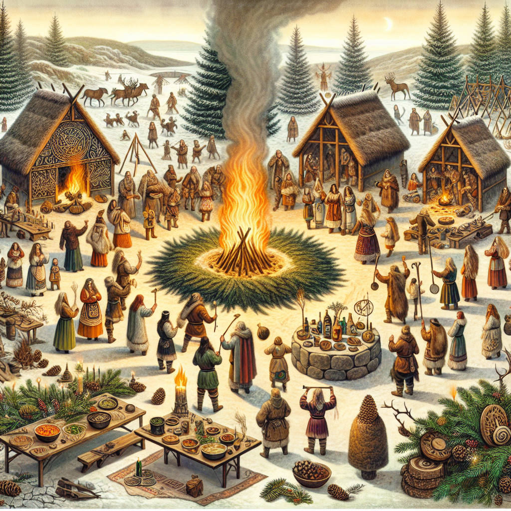 Seasonal rituals, Norse celebration, pagan holidays, spiritual cycles, nature festivals